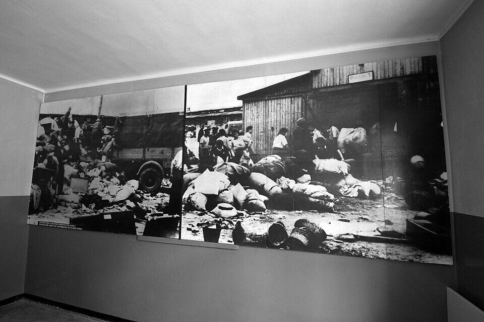 Auschwitz museum exhibition