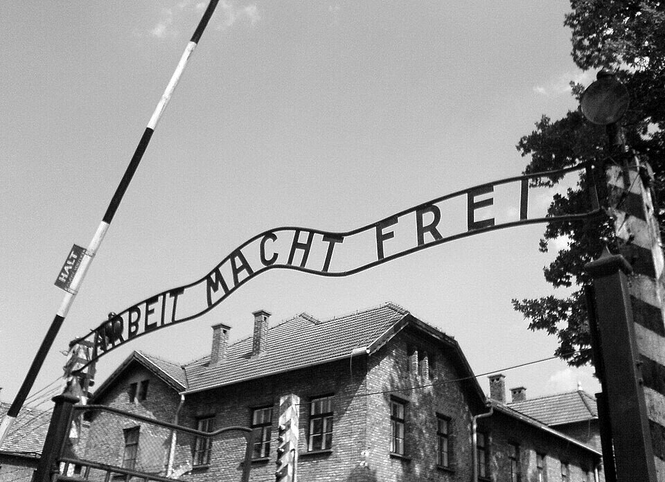 Auschwitz I entrance gate